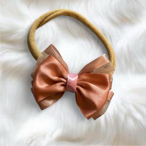 Hand Crafted Set of 3 Flower Headband Set - Picture 4 of 4